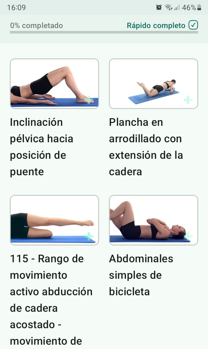 Programa de ejercicios en línea Síndrome de la cintilla iliotibial